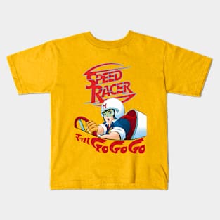 Go Speed Racer Retro Japanese Kids T-Shirt